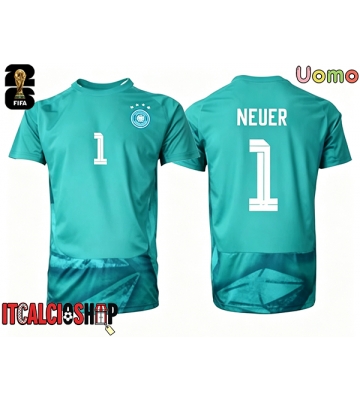 Germania Manuel Neuer #1 Portiere Prima Maglia Mondiali 2026 Manica Corta
